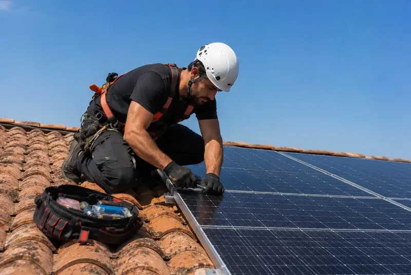 Maintenance et monitoring de panneaux solaires à Bonneville