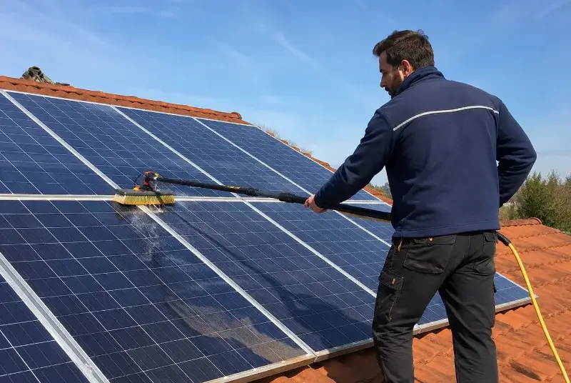 Nettoyage et entretien de panneaux solaires à Bonneville